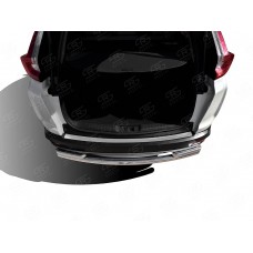 Накладка на задний бампер Russtal, шлифованная для Honda CR-V 2017-2022