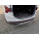 Накладка на задний бампер шлифованная для Hyundai Santa Fe 2021-2023 артикул HSFN-003606