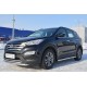 Пороги труба 63 мм вариант 2 для Hyundai Santa Fe 2012-2015 артикул HSFT-0012222