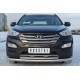 Защита передняя двойная 76-42 мм для Hyundai Santa Fe 2012-2015 артикул HSFZ-001220