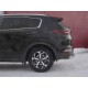 Защита заднего бампера дуга 63 мм для Kia Sportage 2018-2022 артикул KSZ-003195