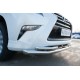 Защита передняя двойная с секциями 63-42 мм для Lexus GX460 2014-2019 артикул LGXZ-001839