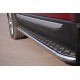 Пороги с площадкой алюминиевый лист 42 мм для Land Rover Evoque 2011-2018 артикул REPL-000807