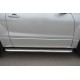 Пороги с площадкой алюминиевый лист 42 мм для Suzuki Grand Vitara 2012-2015 артикул SV3L-001110