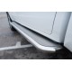 Пороги с площадкой нержавеющий лист 63 мм для Toyota Hilux 2015-2020 артикул THL-0021503