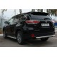 Защита заднего бампера 63 мм для Toyota Highlander 2014-2016 артикул THRZ-001924