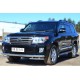 Защита передняя двойная с уголками 76-42 мм для Toyota Land Cruiser 200 2012-2015 артикул TLCZ-001643