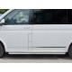 Пороги с площадкой нержавеющий лист 42 мм левый для Volkswagen Caravelle/Multivan/Transporter 2015-2023 артикул VCTL-0023123