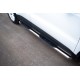 Пороги труба с накладками вариант 1 76 мм для Volkswagen Tiguan 2011-2016 артикул VGT-0004941