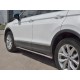 Защита штатных порогов 42 мм вариант 1 для Volkswagen Tiguan 2016-2023 артикул VGT-0027201
