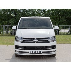 Защита переднего бампера 63 мм для Volkswagen Caravelle/Multivan/Transporter 2015-2023