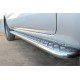 Пороги с площадкой алюминиевый лист 42 мм для Ford Ranger 2012-2015 артикул FRL-001300