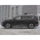 Пороги с площадкой нержавеющий лист 42 мм для Hyundai Santa Fe 2018-2024 артикул HSFL-0031723