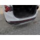 Накладка на задний бампер шлифованная с надписью для Hyundai Santa Fe 2021-2023 артикул HSFN-003607