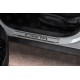 Накладки на пороги Russtal шлифованные с надписью для Hyundai Creta 2016-2023 артикул HYCER16-03
