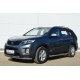 Пороги труба с накладками 76 мм вариант 3 для Kia Sorento 2012-2020 артикул KIT-0012693