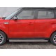 Пороги с площадкой нержавеющий лист 42 мм для Kia Soul 2016-2024 артикул KSOL-0027543