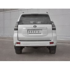 Защита заднего бампера для Toyota Land Cruiser Prado 150 2019-2020