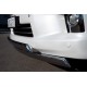 Защита передняя овальная двойная 75x42 мм для Lexus LX-570 2012-2015 артикул LLXZ-000865