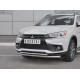 Защита передняя двойная 63-42 мм секции-дуга для Mitsubishi ASX 2017-2019 артикул MASZ-002955