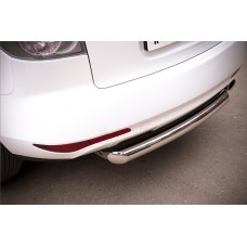 Защита заднего бампера 76 мм для Mazda CX-7 2010-2013