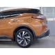 Защита заднего бампера двойная 63-42х2 мм для Nissan Murano 2016-2022 артикул NMUZ-002412