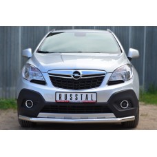 Защита переднего бампера 63 мм для Opel Mokka 2012-2019