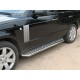 Пороги с площадкой алюминиевый лист 76 мм для Land Rover Range Rover 2005-2012 артикул RRL-000330