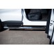 Пороги труба 76 мм с накладками вариант 2 для Volkswagen Tiguan 2011-2016 артикул VGT-0004942