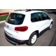 Пороги труба 76 мм с накладками вариант 2 для Volkswagen Tiguan 2011-2016 артикул VGT-0004942