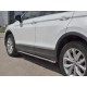 Защита штатных порогов 42 мм вариант 3 для Volkswagen Tiguan 2016-2023 артикул VGT-0027203