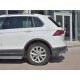 Защита задняя двойная с уголками 42 мм для Volkswagen Tiguan 2016-2023 артикул VGZ-002722