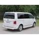 Защита заднего бампера овальная 75х42 мм для Volkswagen Caravelle/Multivan/Transporter 2015-2024 артикул VTCZ-002336