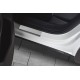 Накладки на пороги Russtal шлифованные для Volkswagen Tiguan 2016-2023 артикул VWTIG17-02