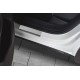 Накладки на пороги Russtal шлифованные для Volkswagen Tiguan 2016-2024 артикул VWTIG17-02