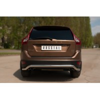 Защита заднего бампера 57 мм для Volvo XC60 2008-2013