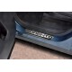 Накладки на пороги шлифованные с логотипом для Kia Sorento 2020-2023