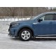 Защита передняя двойная с уголками и клыками 63-63 мм для Kia Sorento 2020-2023