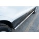 Пороги труба овальная с проступью 75х42 мм для Ford Ecosport 2014-2023 артикул FEO-002058