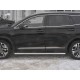 Пороги труба овальная с проступью 120х60 мм для Hyundai Santa Fe 2018-2023 артикул HSFO-003170