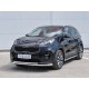 Защита передняя двойная 63-42 мм для Kia Sportage 2016-2018 артикул KSZ-002285