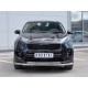 Защита передняя двойная 63-42 мм для Kia Sportage 2016-2018 артикул KSZ-002285