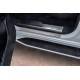 Накладки на пороги Russtal шлифованные для Lexus LX-570/450d 2015-2023 артикул LEXLX15-02