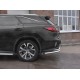 Защита задняя уголки 63 мм для Lexus RX Long 2018-2023 артикул LRX3Z-003229