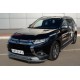 Защита переднего бампера 63 мм для Mitsubishi Outlander 2015-2018 артикул MOZ-002105