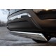 Защита заднего бампера овальная 75х42 мм для Nissan Pathfinder 2014-2020 артикул NPZ-002026