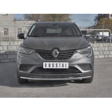 Защита переднего бампера секции 42 мм для Renault Arkana 2019-2023