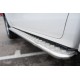Пороги с площадкой алюминиевый лист 42 мм вариант 1 для Toyota Hilux Black Onyx 2020-2023 артикул THBOL-0035131