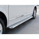 Пороги с площадкой алюминиевый лист 42 мм правый вариант 2 для Volkswagen Caravelle/Multivan/Transporter 2015-2023 артикул VCTL-0023152