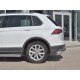 Защита задняя двойная с уголками 63-42 мм для Volkswagen Tiguan 2016-2023 артикул VGZ-002723